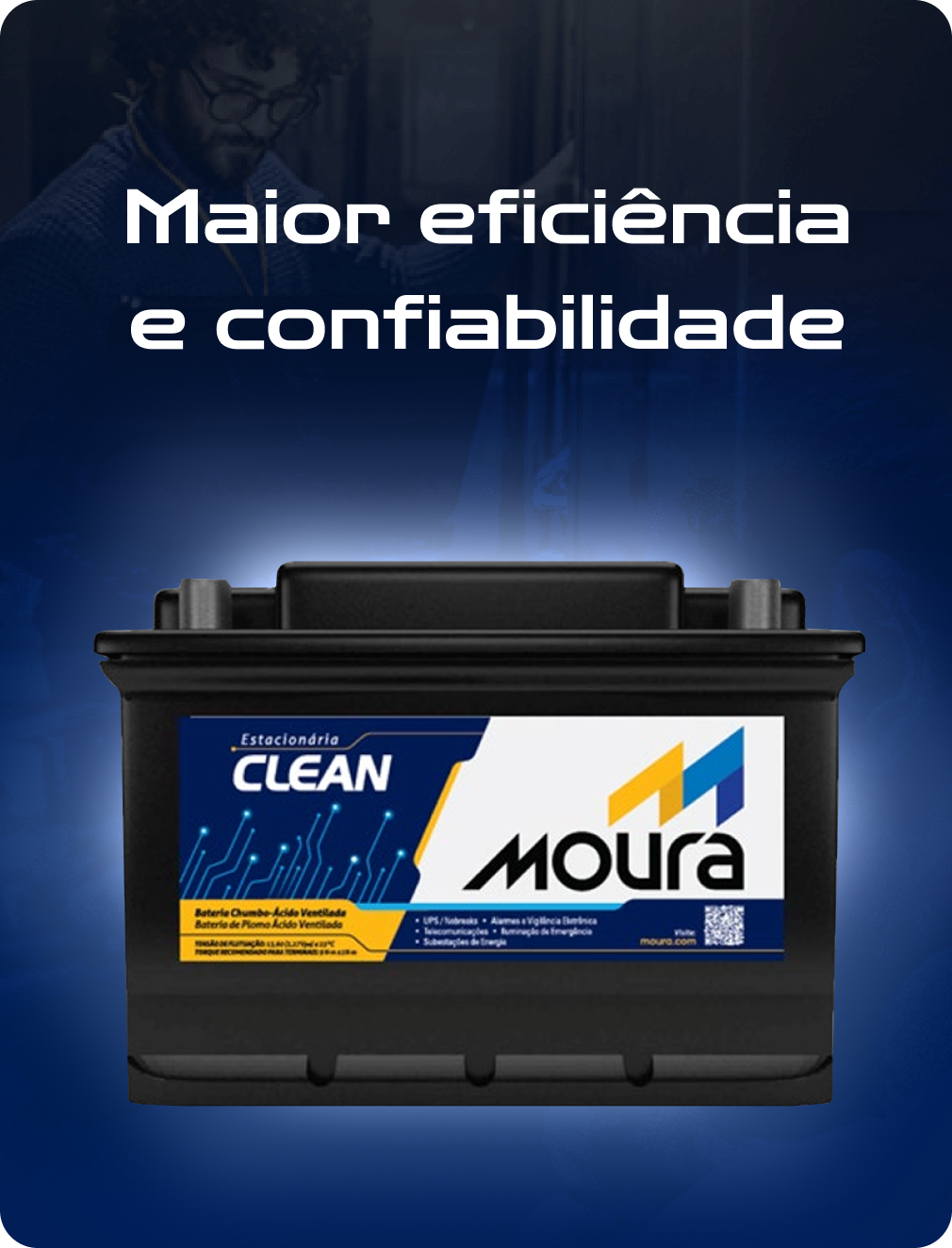 baterias moura estacionaria